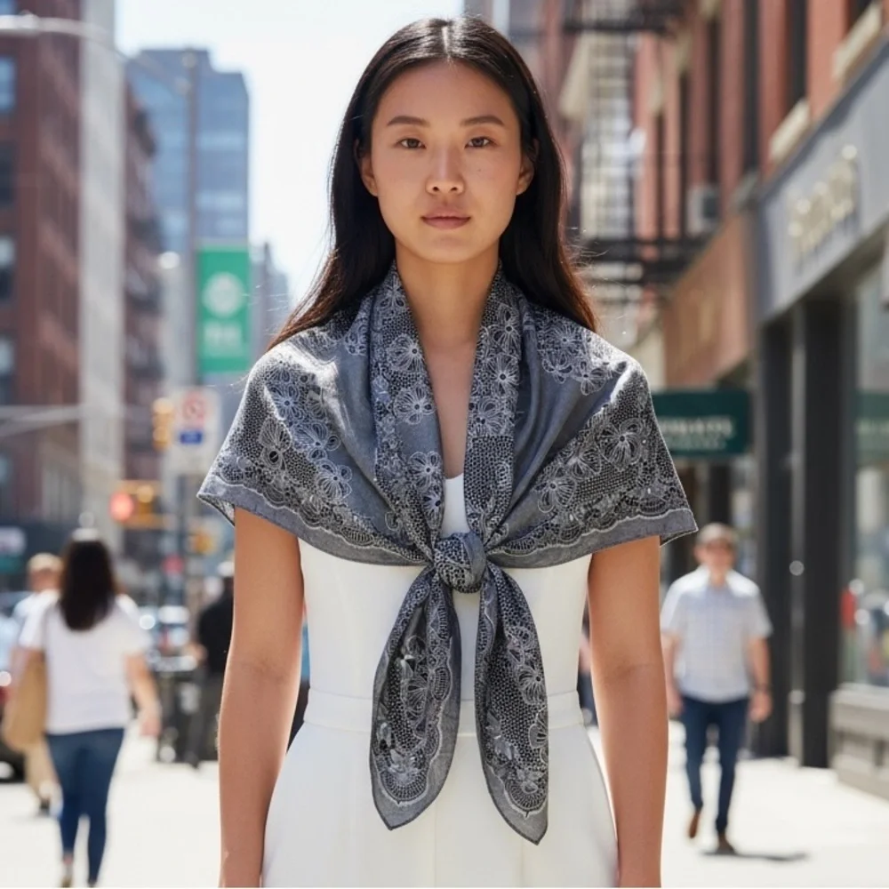 Capris 910 Vintage Square Scarf